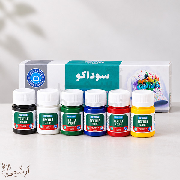  پک رنگ پارچه سوداکو 6 رنگ 