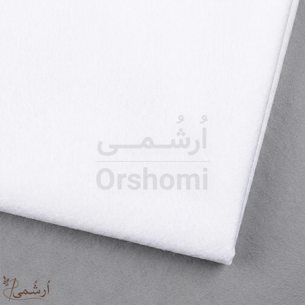 نمد سفید سایز 50 در 75